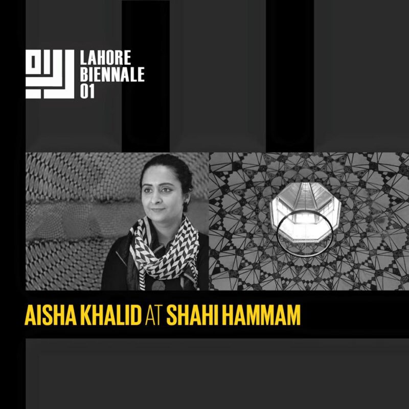 Aisha Khalid at the Lahore Biennale 01