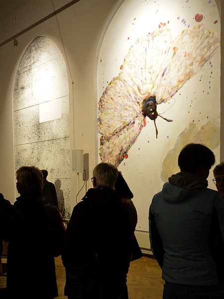 Blick in die Ausstellung - Nachtvogel © Kulturkirche Bremen